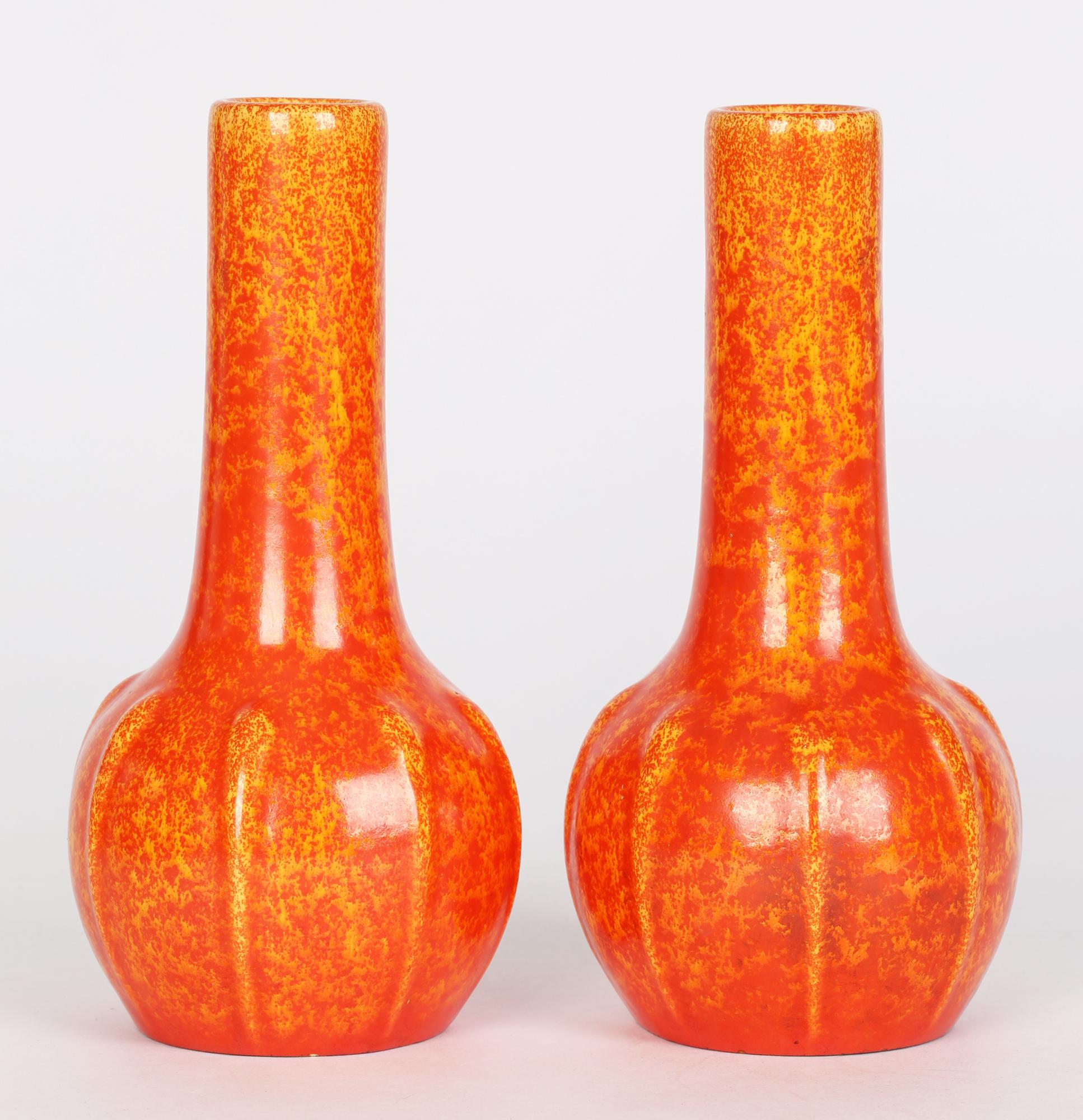 orange vases for sale
