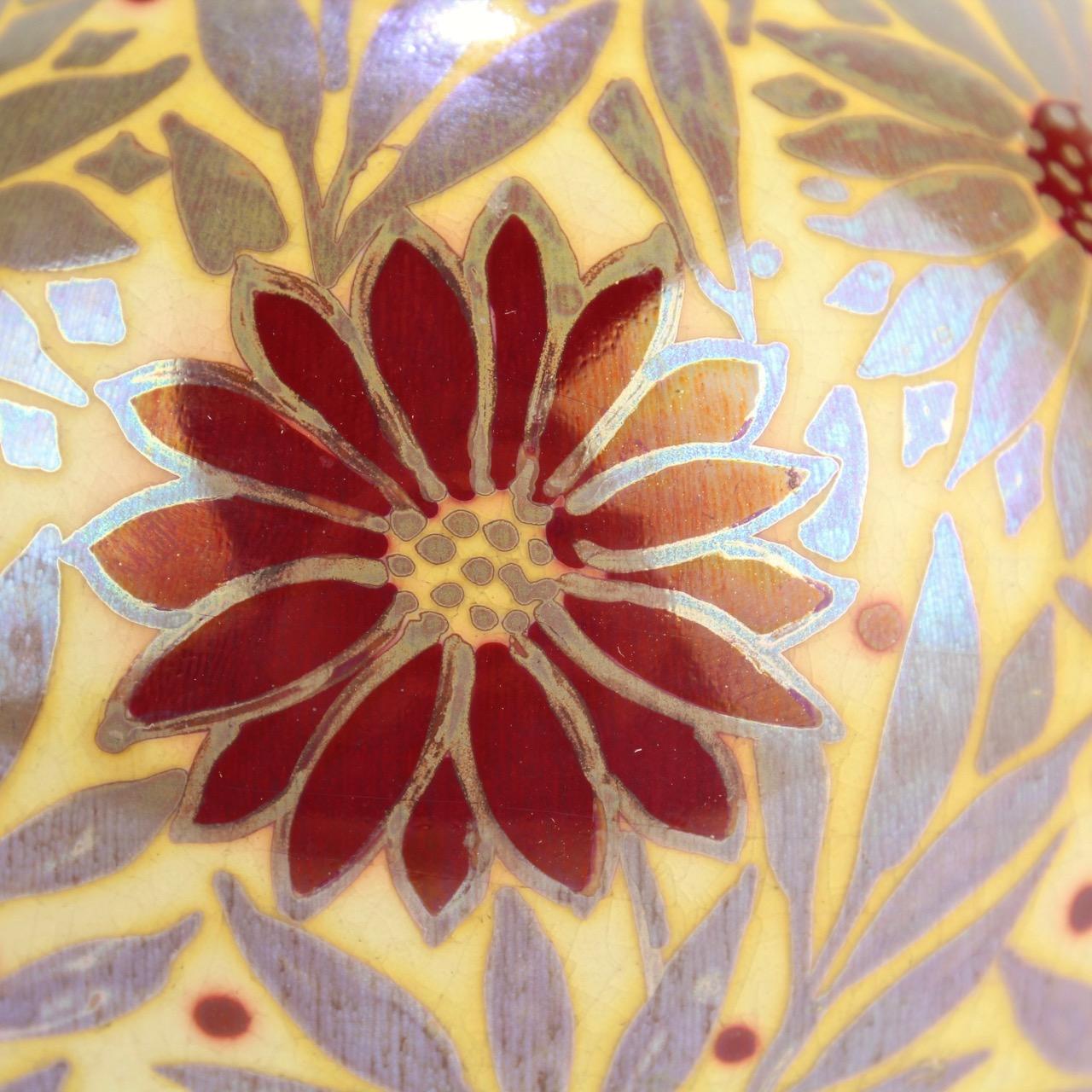 Pilkington Pottery Royal Lancastrian Arts & Crafts Lustre Vase by W S Mycock 1