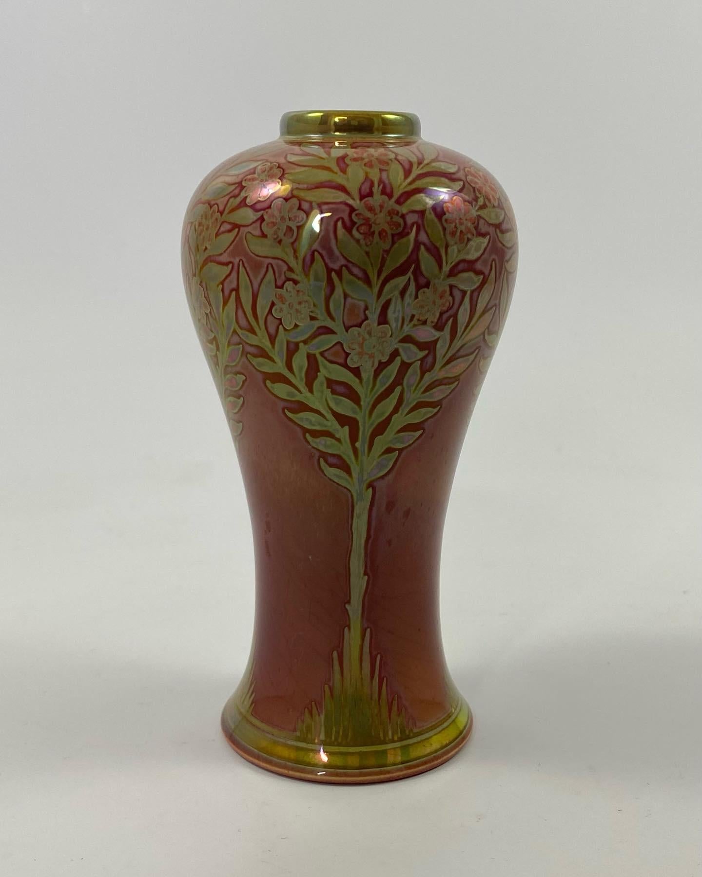 Arts and Crafts Pilkington Royal Lancastrian Lustre Vase, Charles Cundall, c. 1910