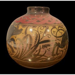 Pilkington's Lustre Vase Decorated with Hounds Chasing a Boar, 1923
