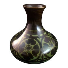 Pilkingtons Lustre Vase Decorated with Stylised Flowers & Hearts, 1914