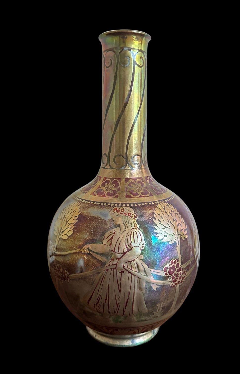 Vase Lustre de Pilkington Bon état - En vente à Chipping Campden, GB