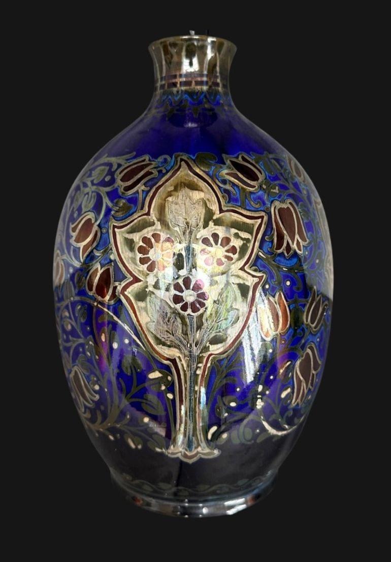 Earthenware Pilkington's Lustre Vase For Sale