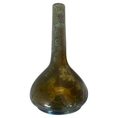 Pilkington's Royal Lancastrain Vase Decorated with Deer, 1914