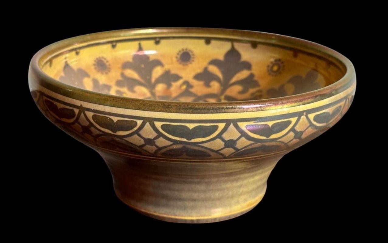 Early 20th Century Pilkington's Royal Lancastrian Lustre Bowl For Sale