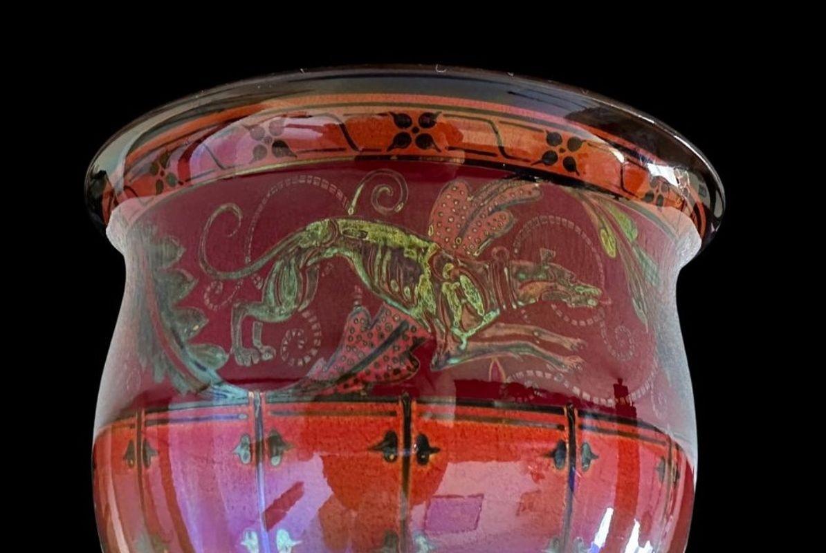 Pilkington's Royal Lancastrian Lustre “Dog Bowl” In Good Condition For Sale In Chipping Campden, GB