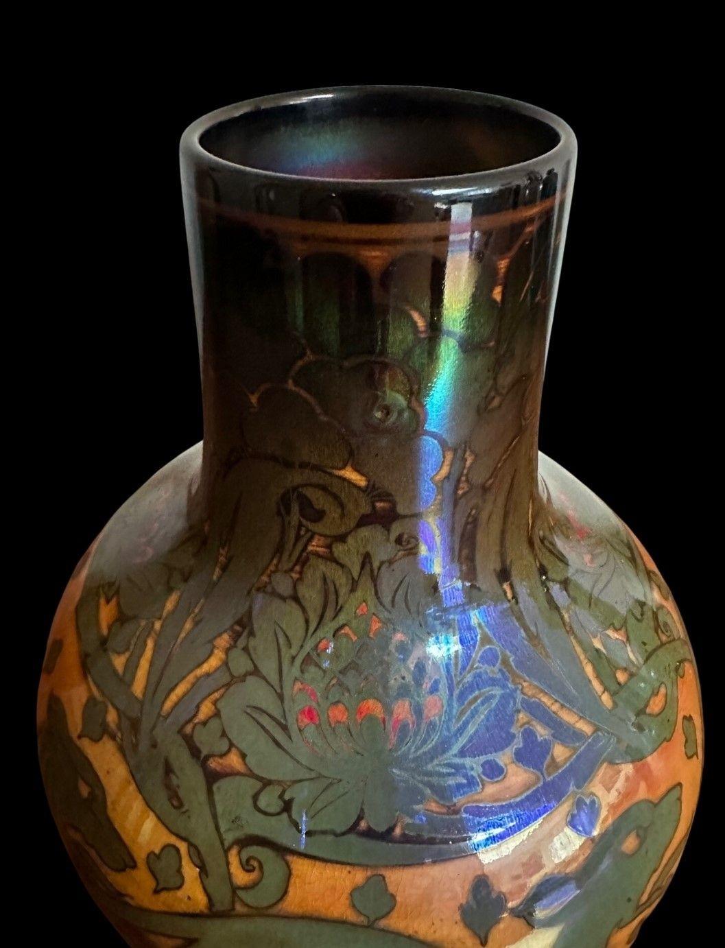 Pilkingtons Royal Lancastrian-Lüster-Vase (Frühes 20. Jahrhundert) im Angebot