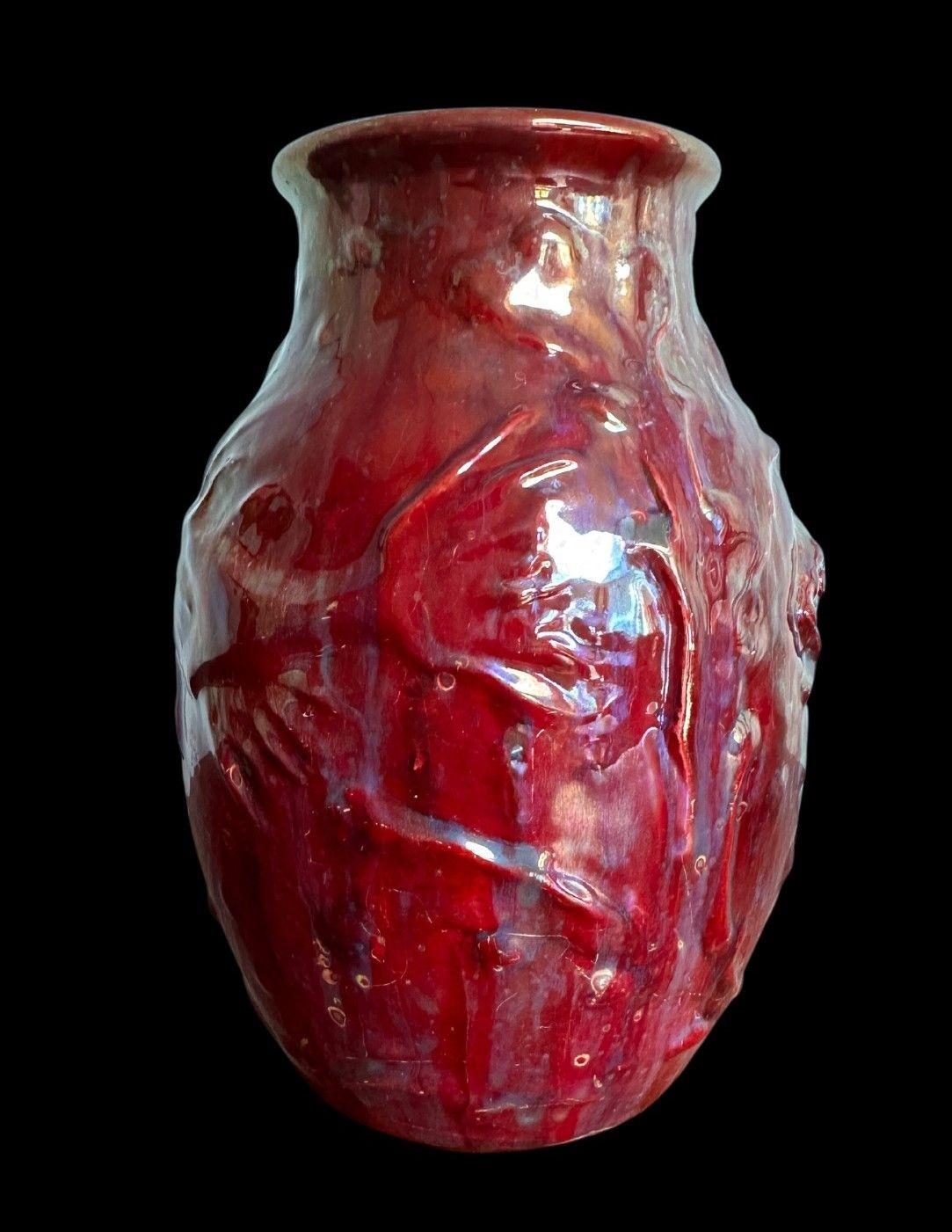 Début du 20ème siècle Vase Royal Lancastrian lustré de Pilkington en vente