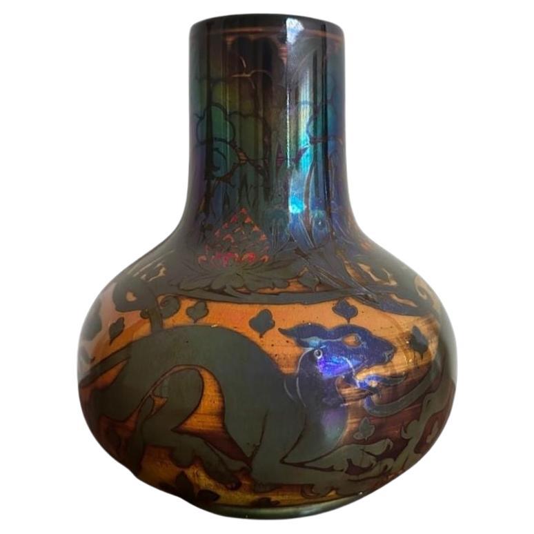 Pilkingtons Royal Lancastrian-Lüster-Vase im Angebot