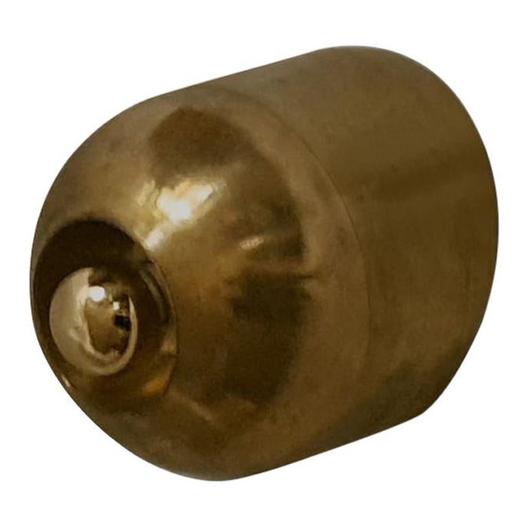 Pilla Handcrafted Brass Sculptural Wall and Ceiling Lamp by Jan Garncarek