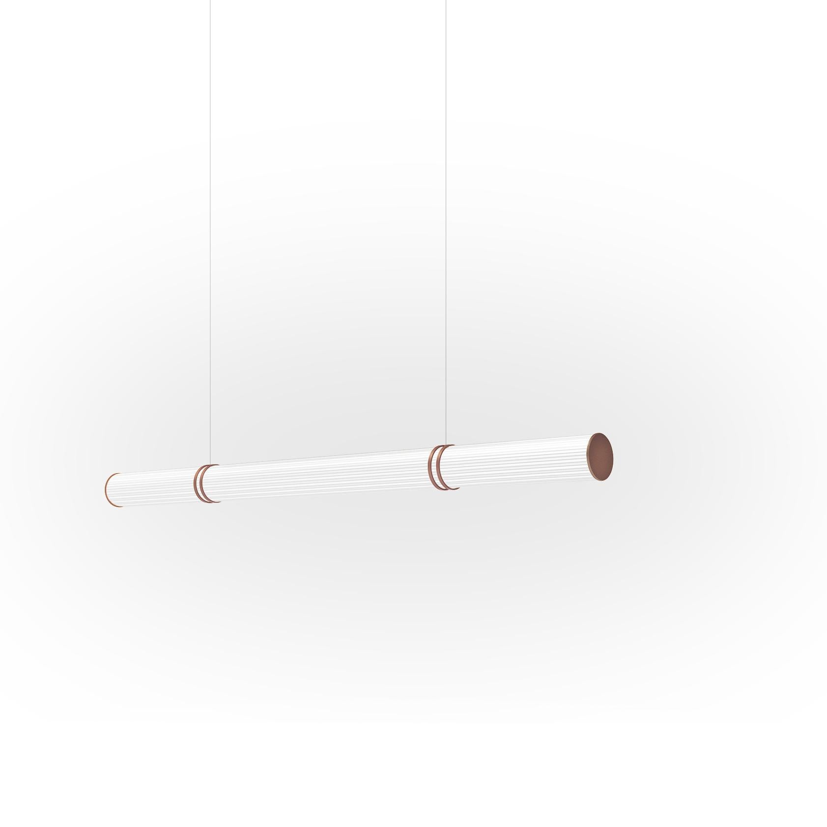 Lampada a sospensione contemporanea Pillar 100 Linear Greene & Greene in alluminio di JSPR In condizioni Nuovo in vendita a Geneve, CH
