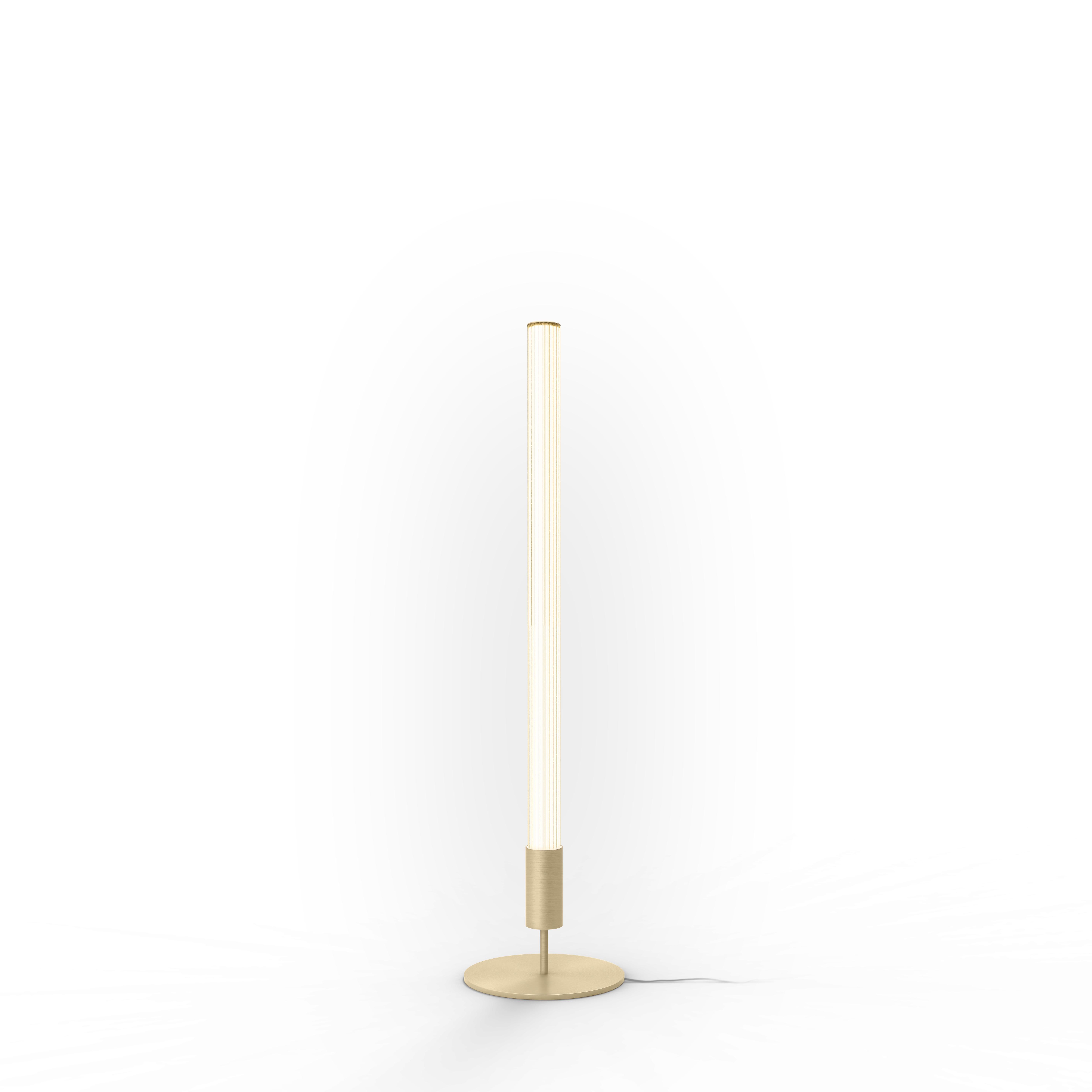 XXI secolo e contemporaneo Lampada da terra contemporanea Pillar 120 in alluminio anodizzato nero di JSPR in vendita