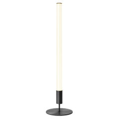 Lampada da terra contemporanea Pillar 120 in alluminio anodizzato nero di JSPR