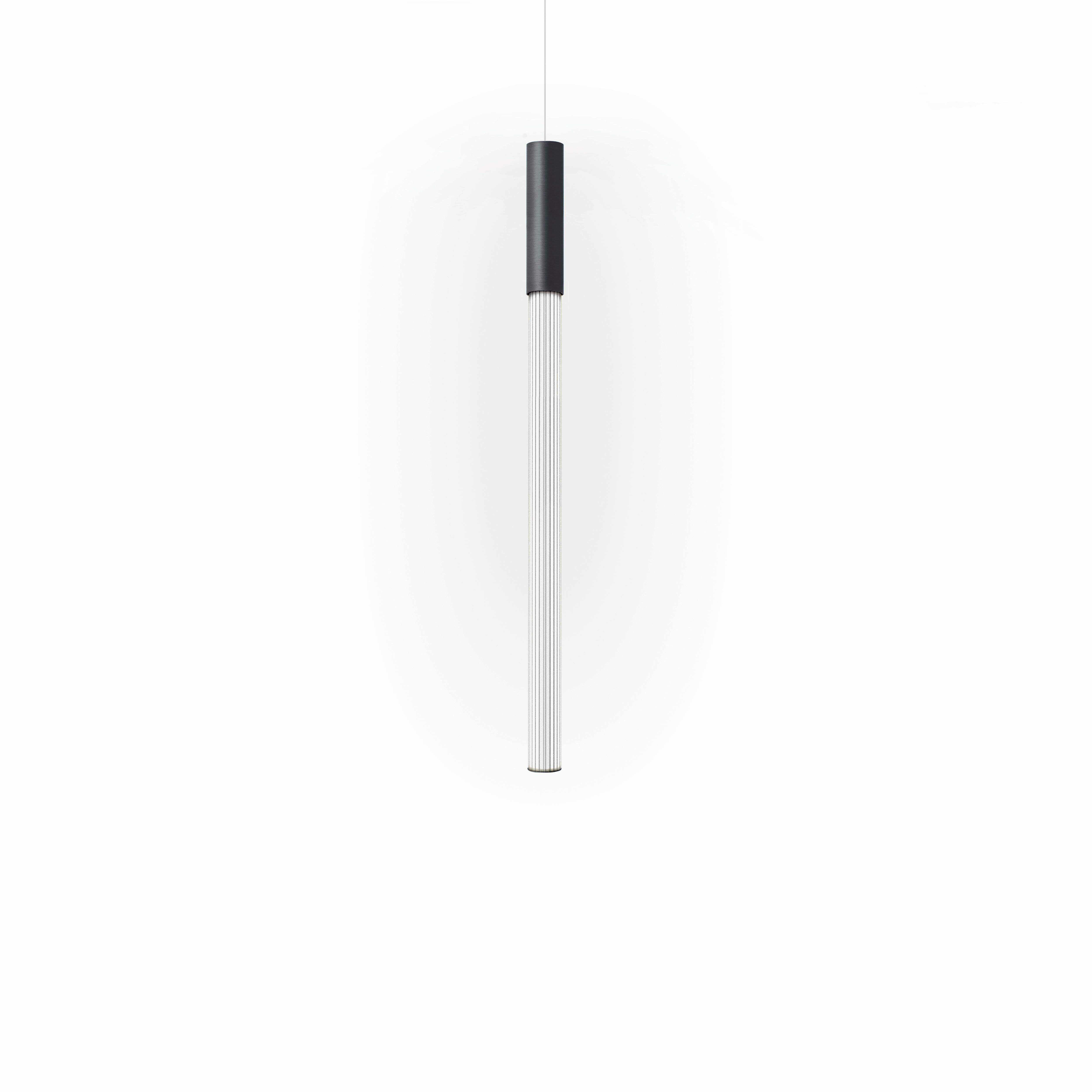 Olandese Lampada a sospensione contemporanea Pillar 125 Vertical Bronze Aluminum di JSPR in vendita