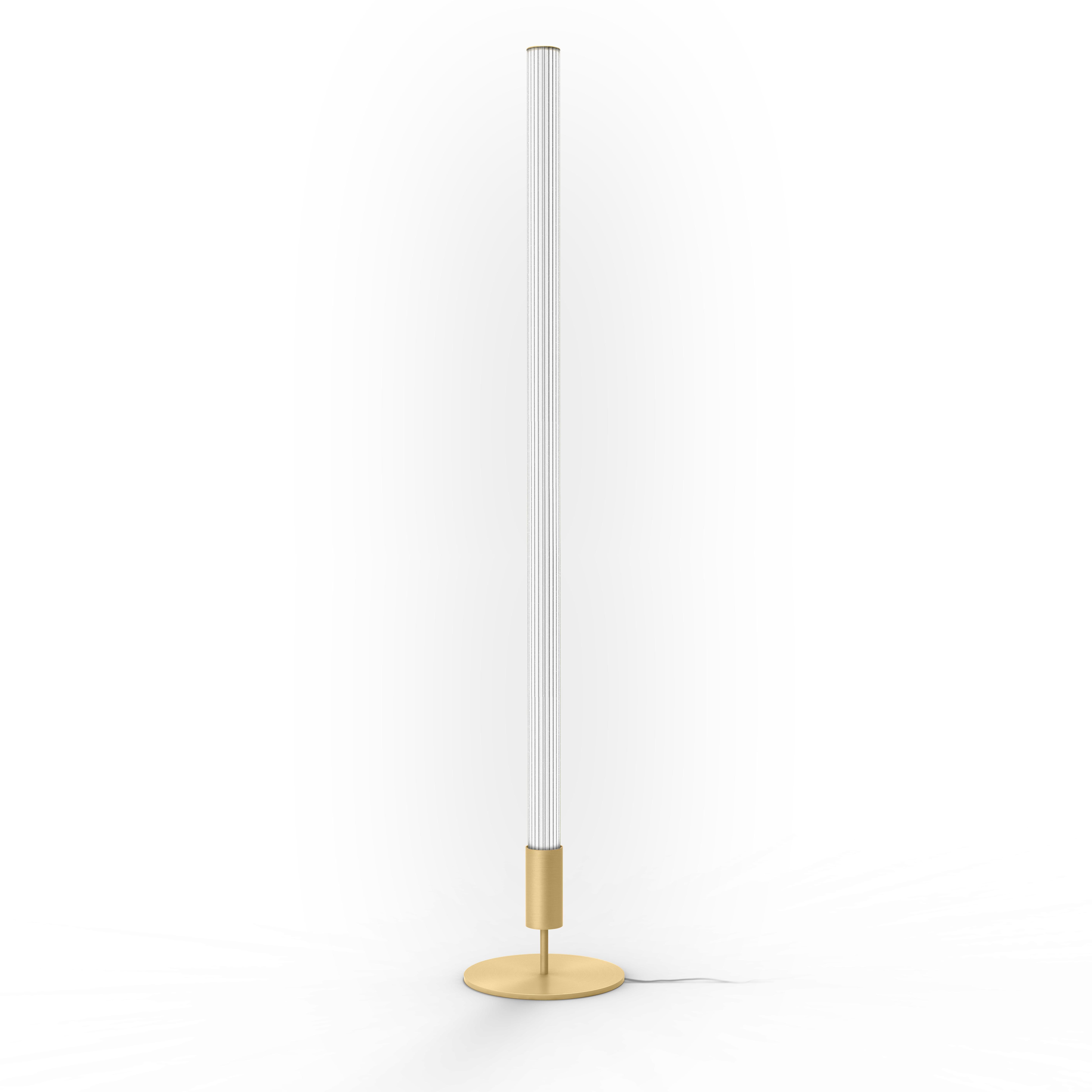 Pilar 170 Aluminio Champagne Lámpara de pie contemporánea by JSPR en venta 1
