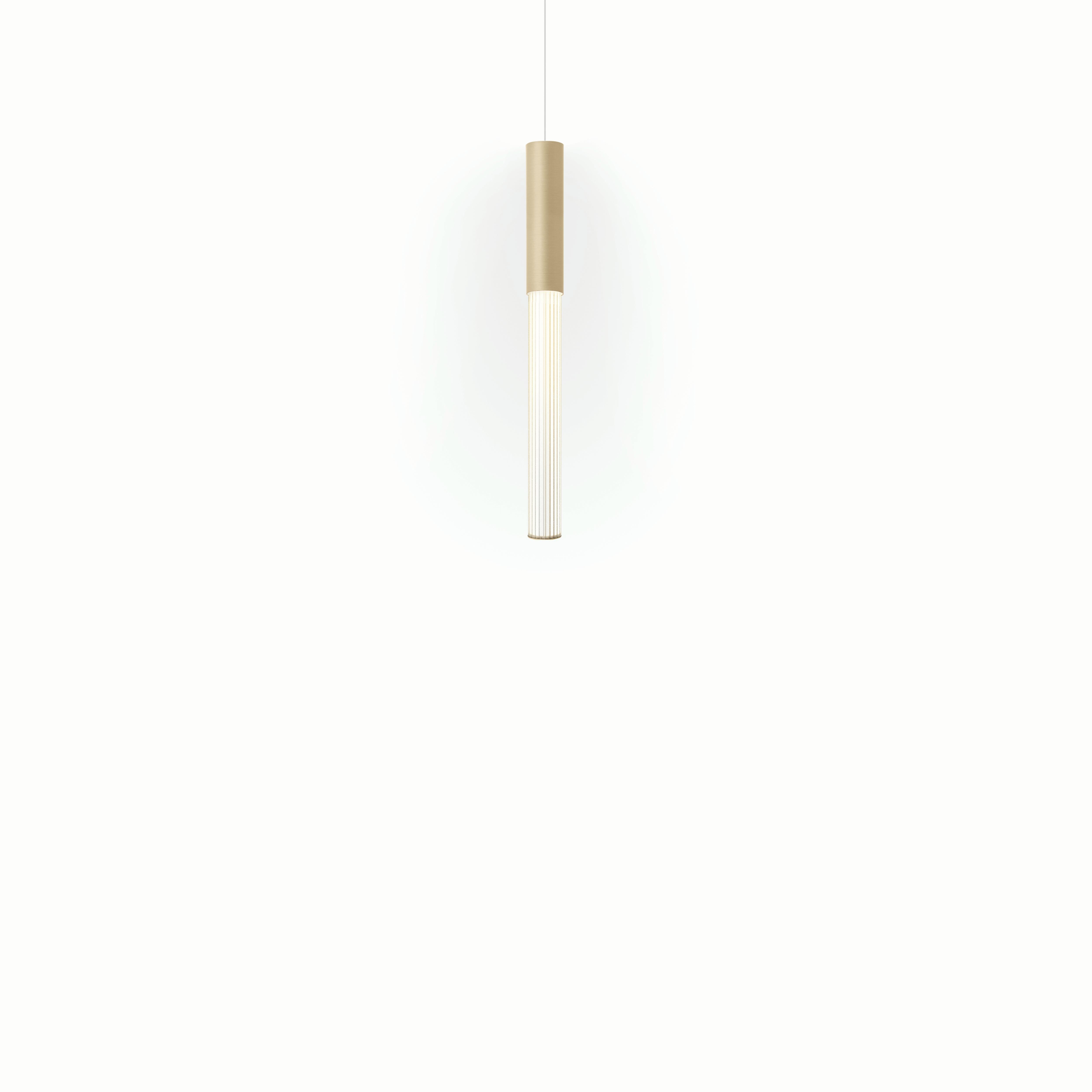 Pilar 75 Vertical Aluminio Rosa Lámpara Colgante Contemporánea by JSPR en Nuevo estado para la venta en Geneve, CH