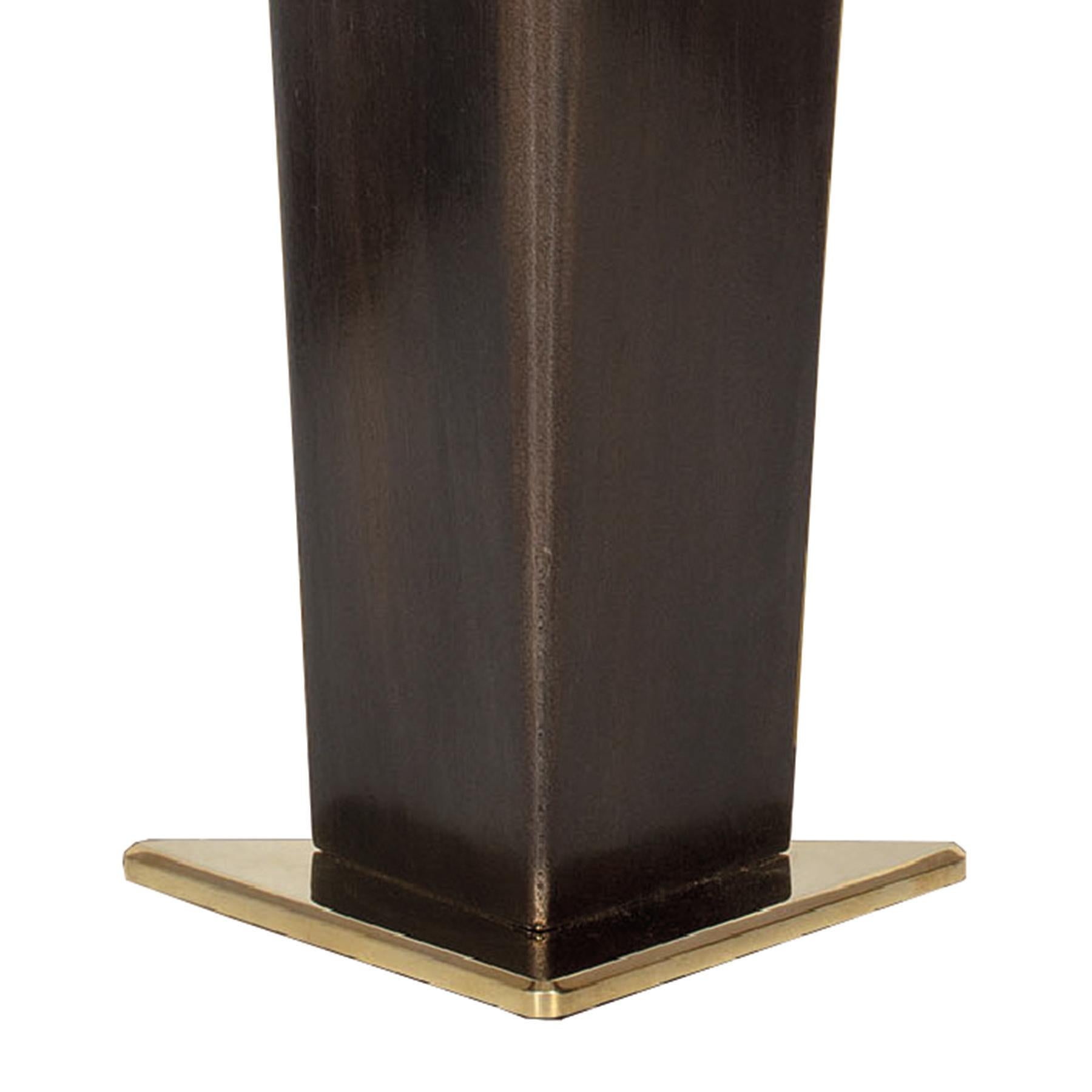 Pillar Bronze Table Lamp In New Condition For Sale In Paris, FR