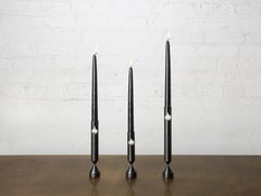 Pillar Candlesticks with Three Sizes, Handcrafted in Chicago