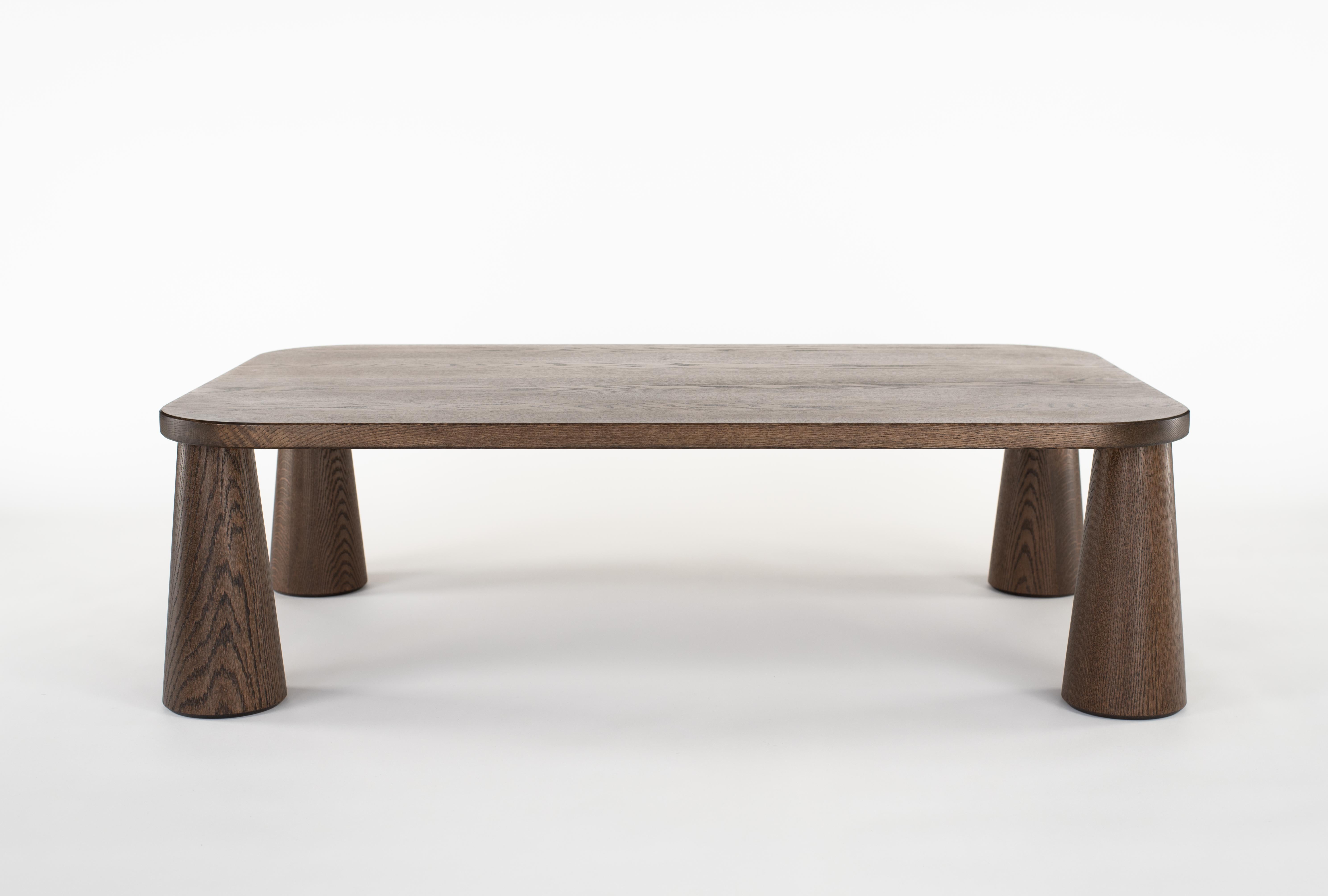 American Pillar Coffee Table, by Ben & Aja Blanc For Sale