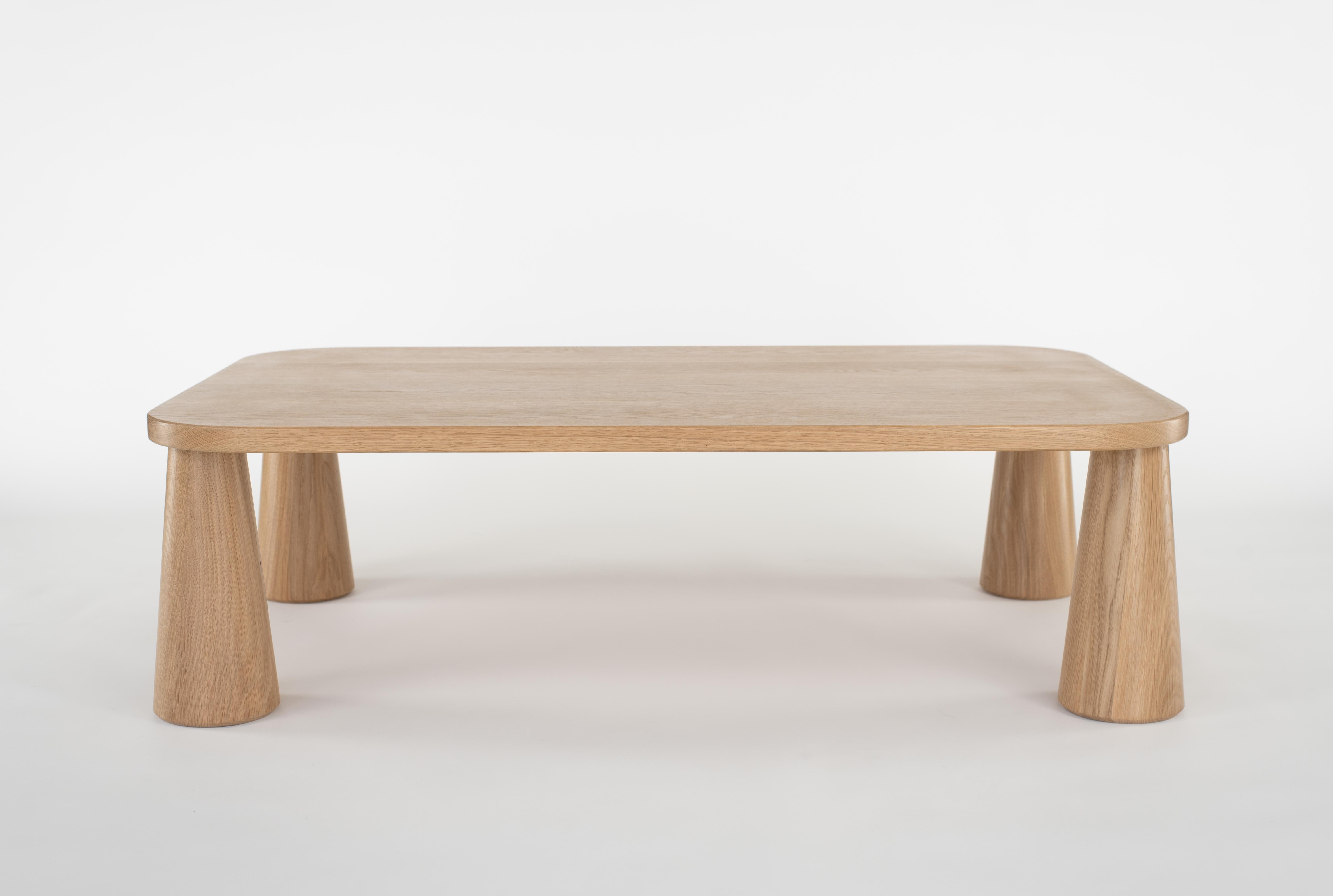 Pillar Coffee Table, by Ben & Aja Blanc In New Condition For Sale In Rumford, RI