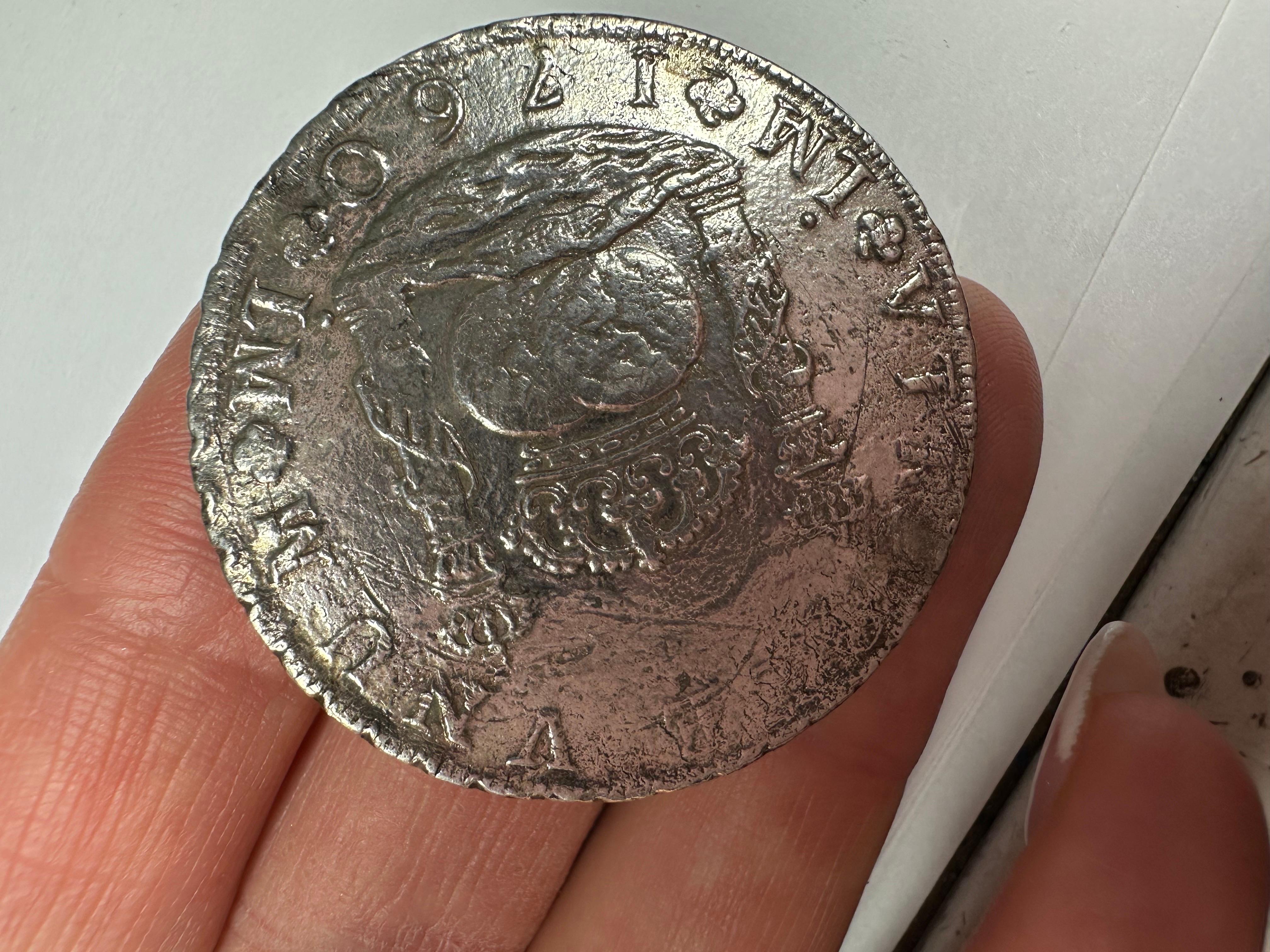 da uomo o donna Moneta Pillar Dollar 1760 Moneta super rara autentica con certificato in vendita