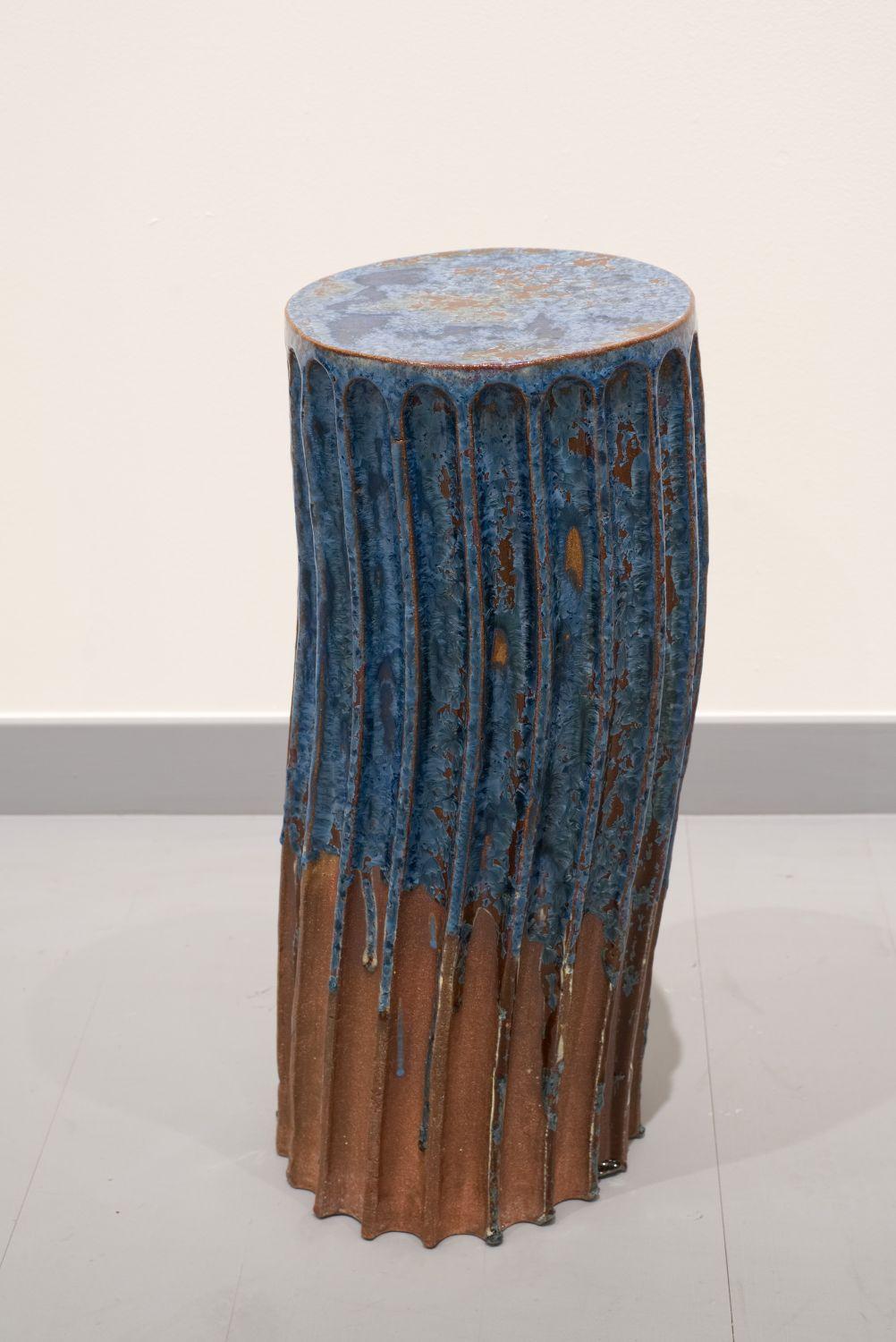 Pillar stool - Blue -Tall by Milan Pekar
Dimensions: D22 x H52 cm
Materials: Glaze, Clay

Hand-crafted in the Czech Republic

Also Available: different colors, heights and patterns

Established own studio August 2009 – Focus mainly on
