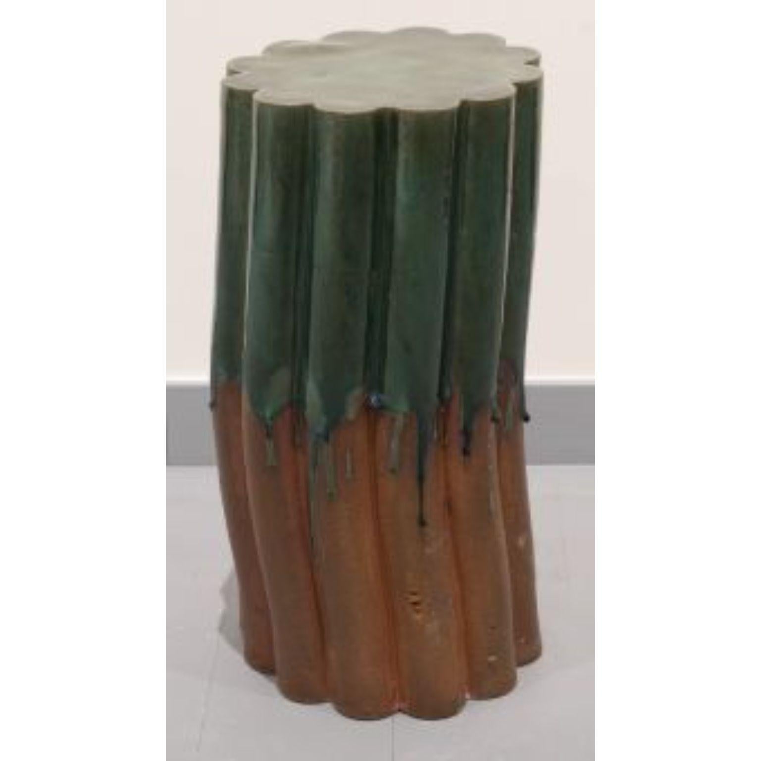 Pillar Stool, Green, Medium by Milan Pekař In New Condition In Geneve, CH
