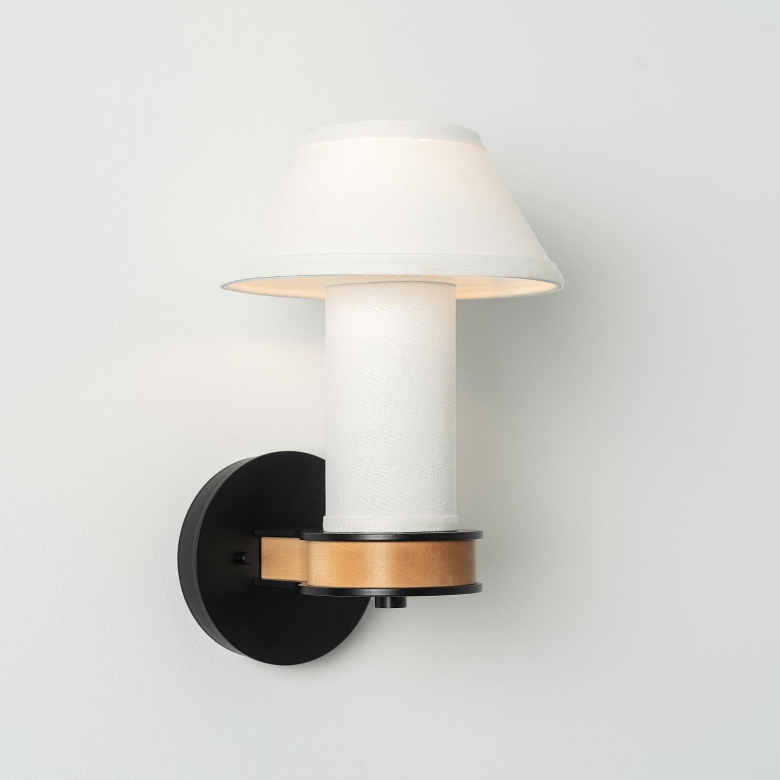 American Pillaret Rise Sconce by Studio DUNN For Sale