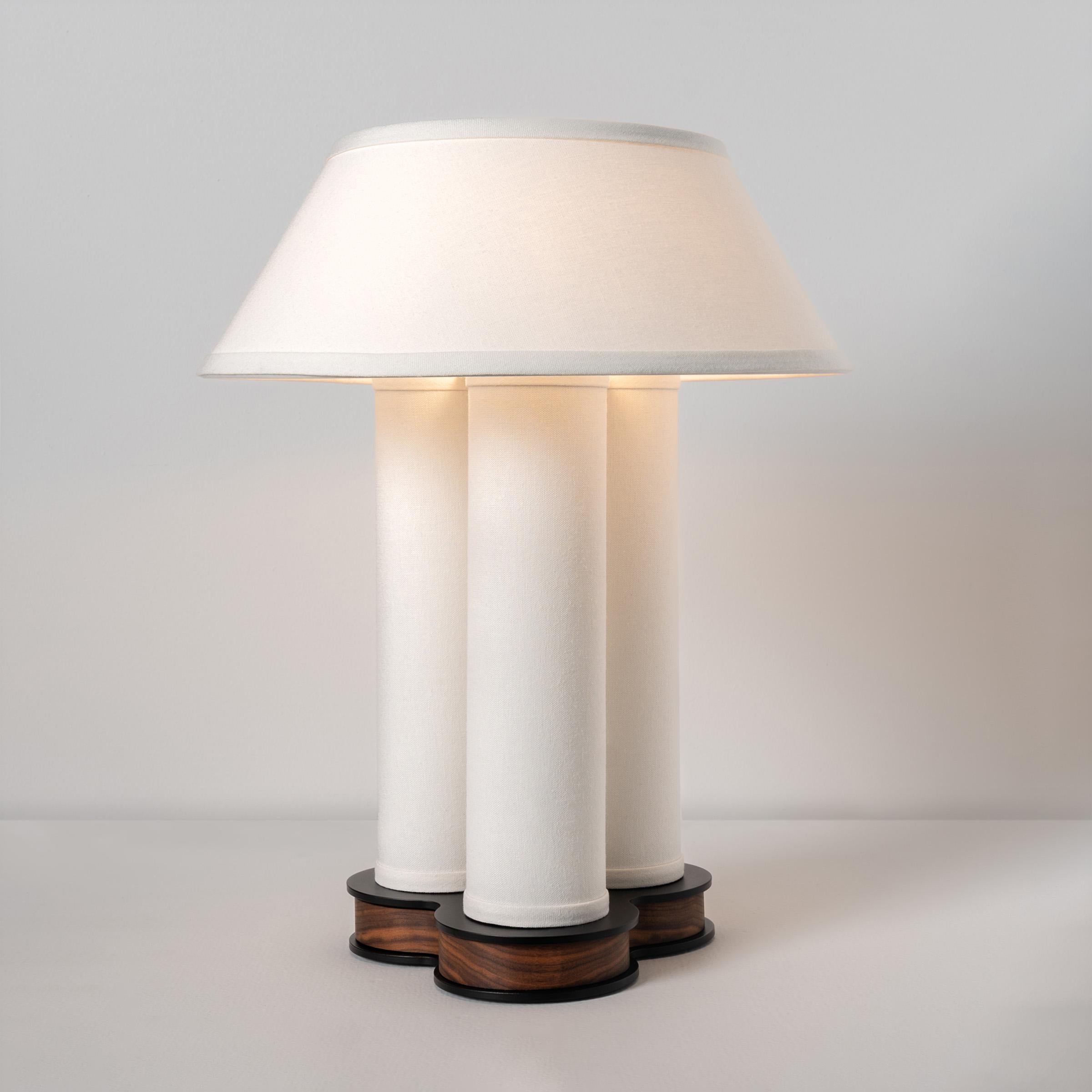 Pillaret Trio 18in Table Lamp by Studio Dunn In New Condition For Sale In Rumford, RI