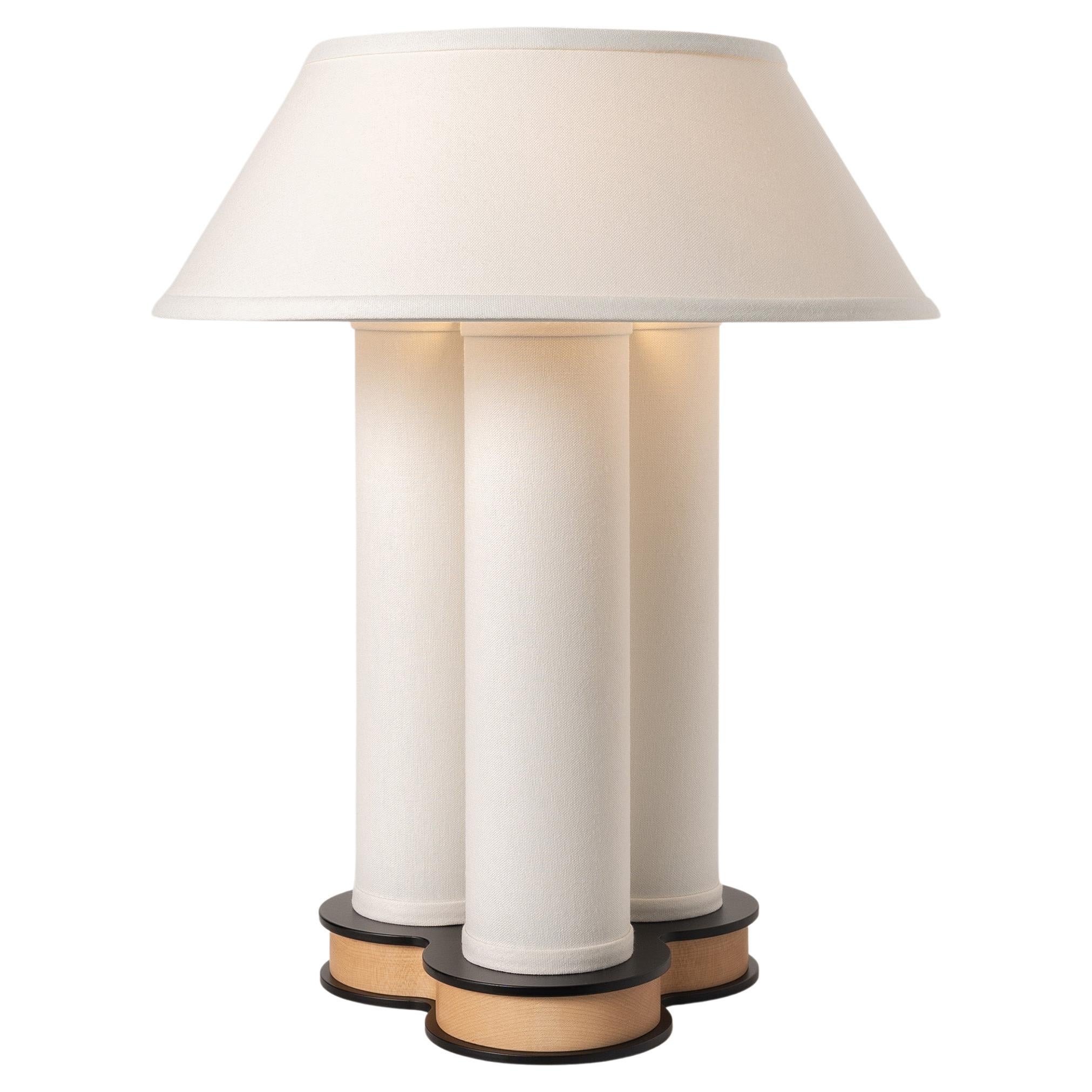 Pillaret Trio 18in Table Lamp by Studio Dunn For Sale