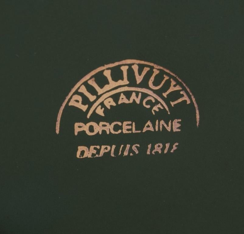 Late 20th Century Pillivuyt, France. Four pairs of coffee cups with matching saucers.