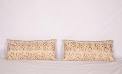 Pillow Cases fashioned from a 19th Century Ottoman Embroidery
