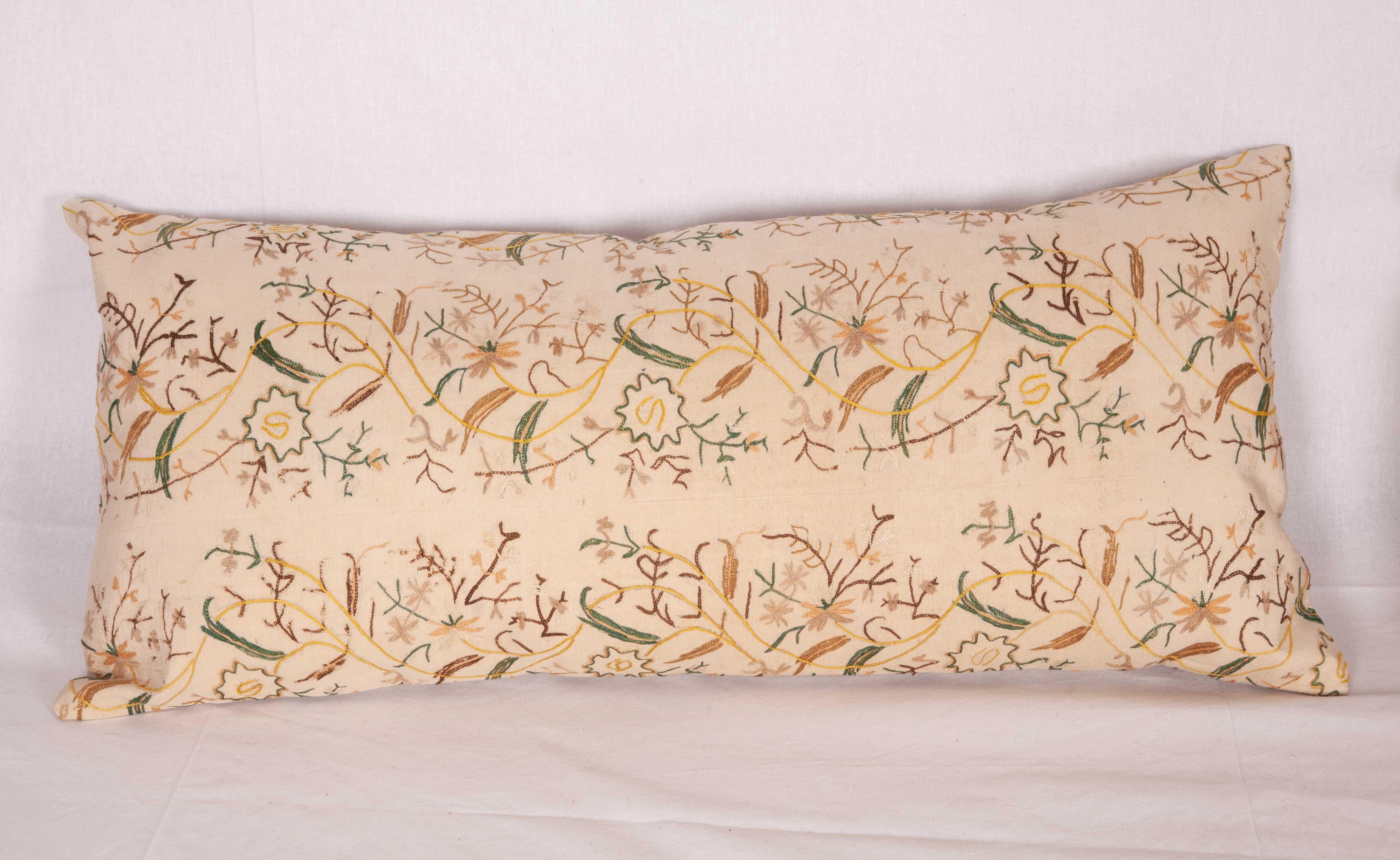 Suzani Pillow Cases fashioned from a 19th Century Ottoman Embroidery