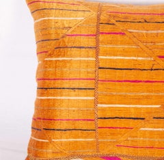 Pillow Case Fashioned from a Phulkari 'Wedding Shawl' from India, 20th Century
