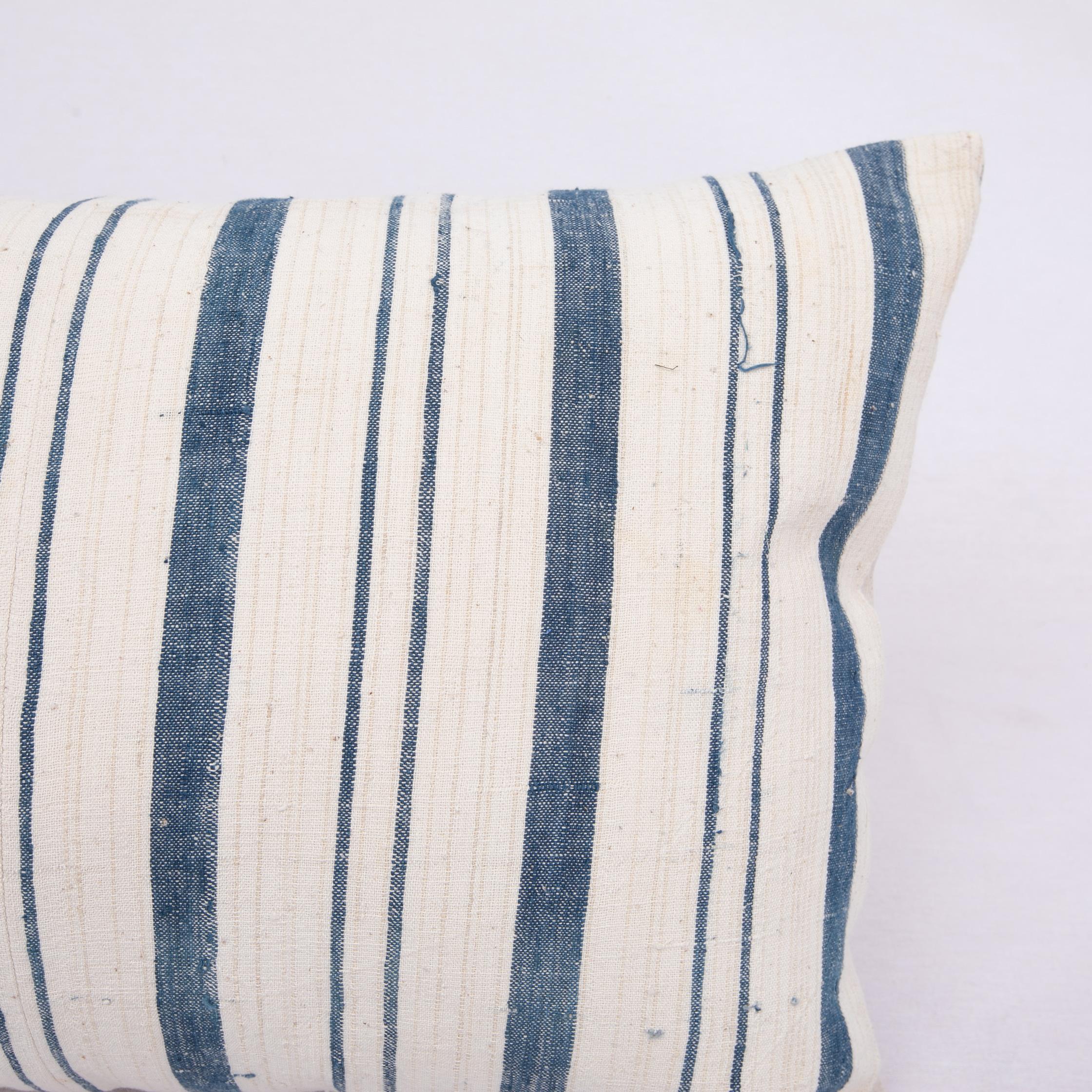 Turco Fodera per cuscino realizzata con un tessuto di cotone vintage anatolico, anni '60 in vendita