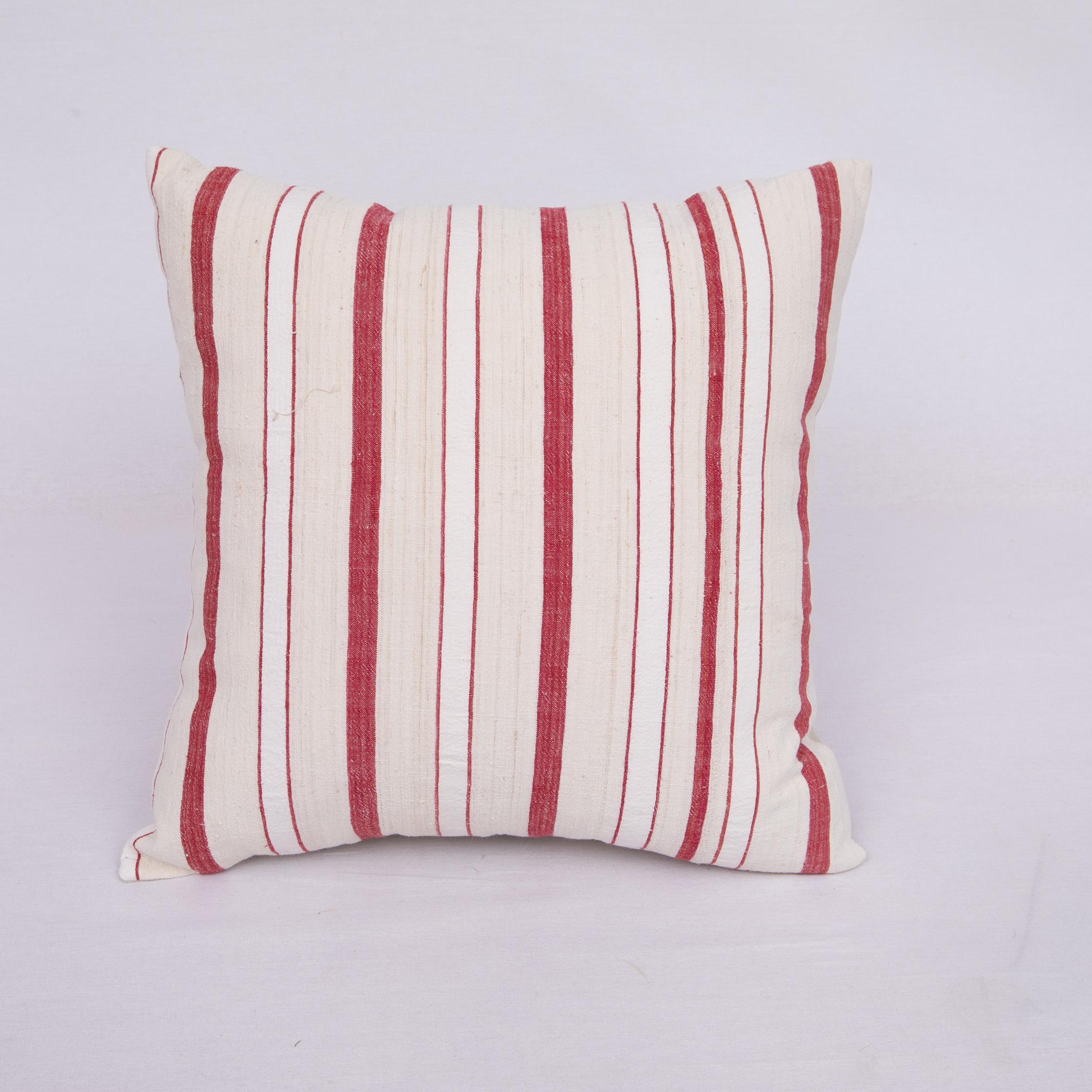 Turco Fodera per cuscino realizzata con un tessuto di cotone vintage anatolico, anni '60 in vendita