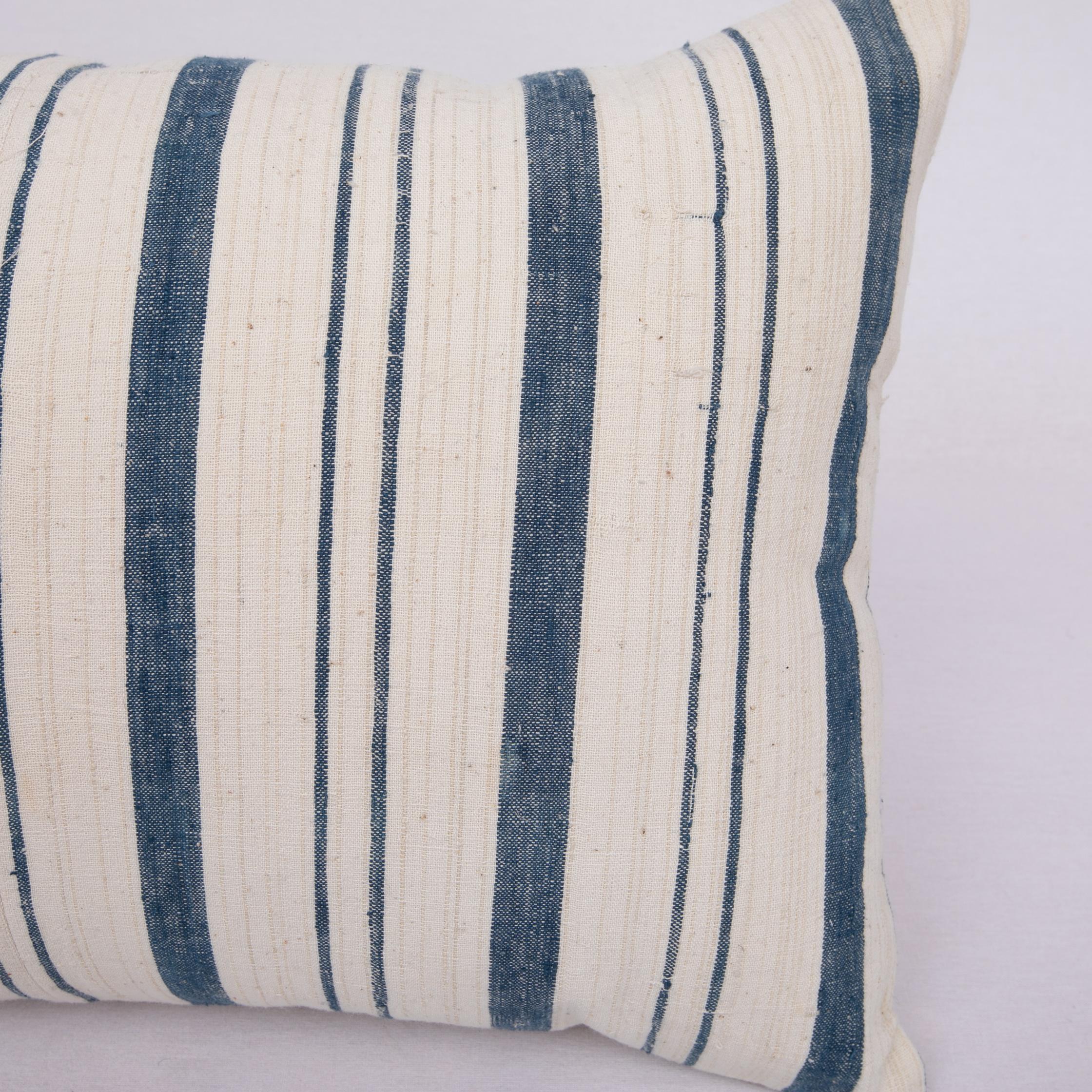 Turco Fodera per cuscino realizzata con un tessuto di cotone vintage anatolico, anni '60 in vendita