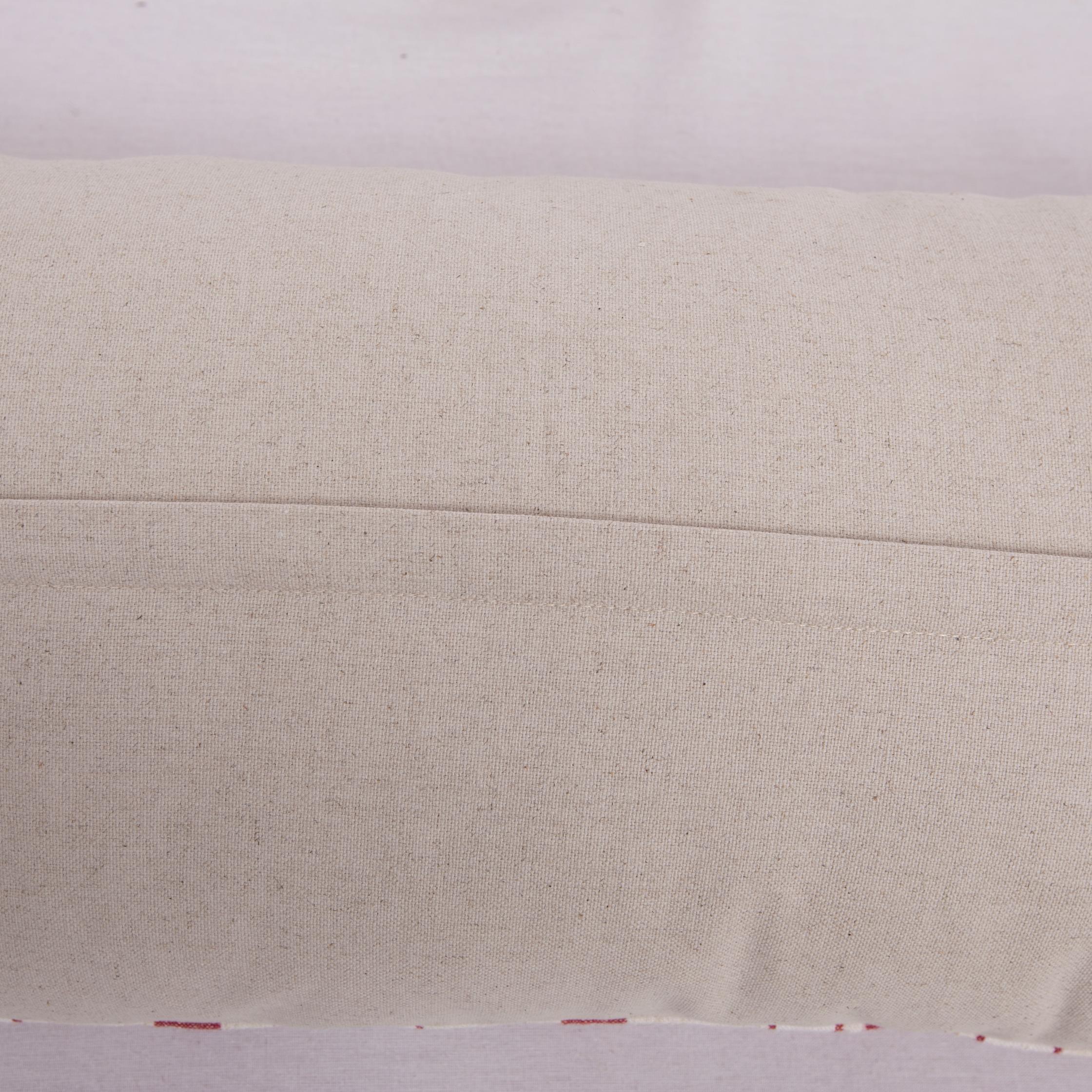XX secolo Fodera per cuscino realizzata con un tessuto di cotone vintage anatolico, anni '60 in vendita