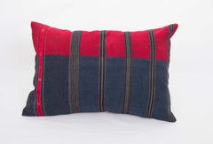 Pillow Case Made fro an Antique silk and cotton Waziri shawl,  Early 20th C.