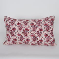 Pillow Case Made From 19th C.  French Quilt Fragment