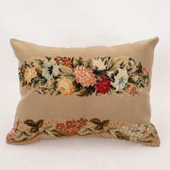 Pillow Case Made from a European Embroidery, E 20th C.