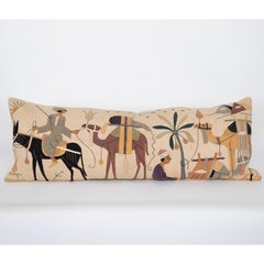 Pillow Case Made From a Mid 20th C. Egyption Khayamiya Panel