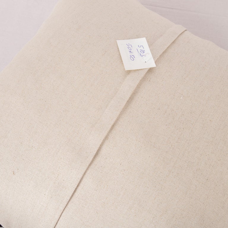 Pillow Case Made from a Mid 20th C. Silk Uzbek Velvet For Sale at 1stDibs