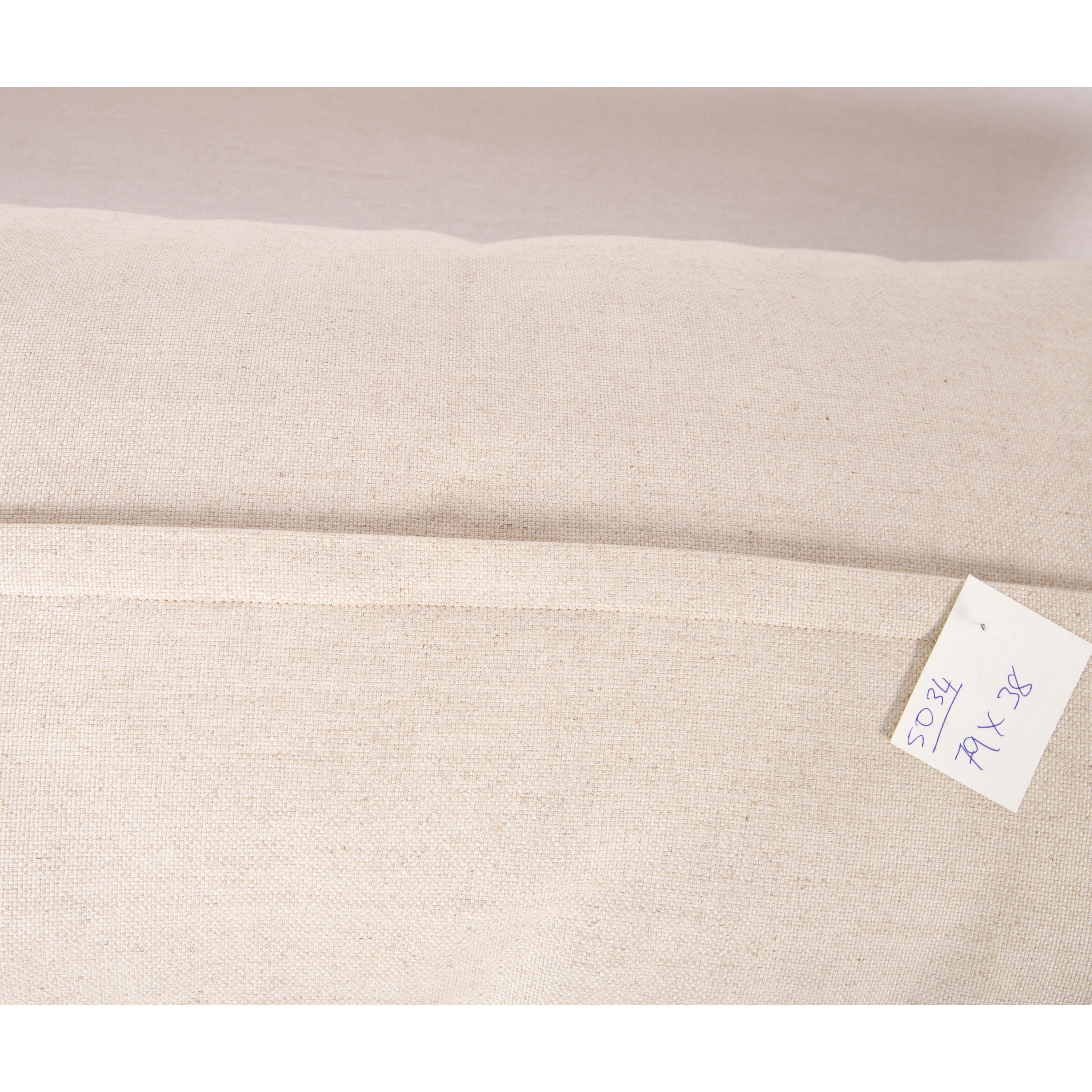 Pillow Case Made from a Mid 20th C. Silk Uzbek Velvet For Sale 1