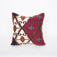 Pillow Case Made from an Antique Anatolian Kilim