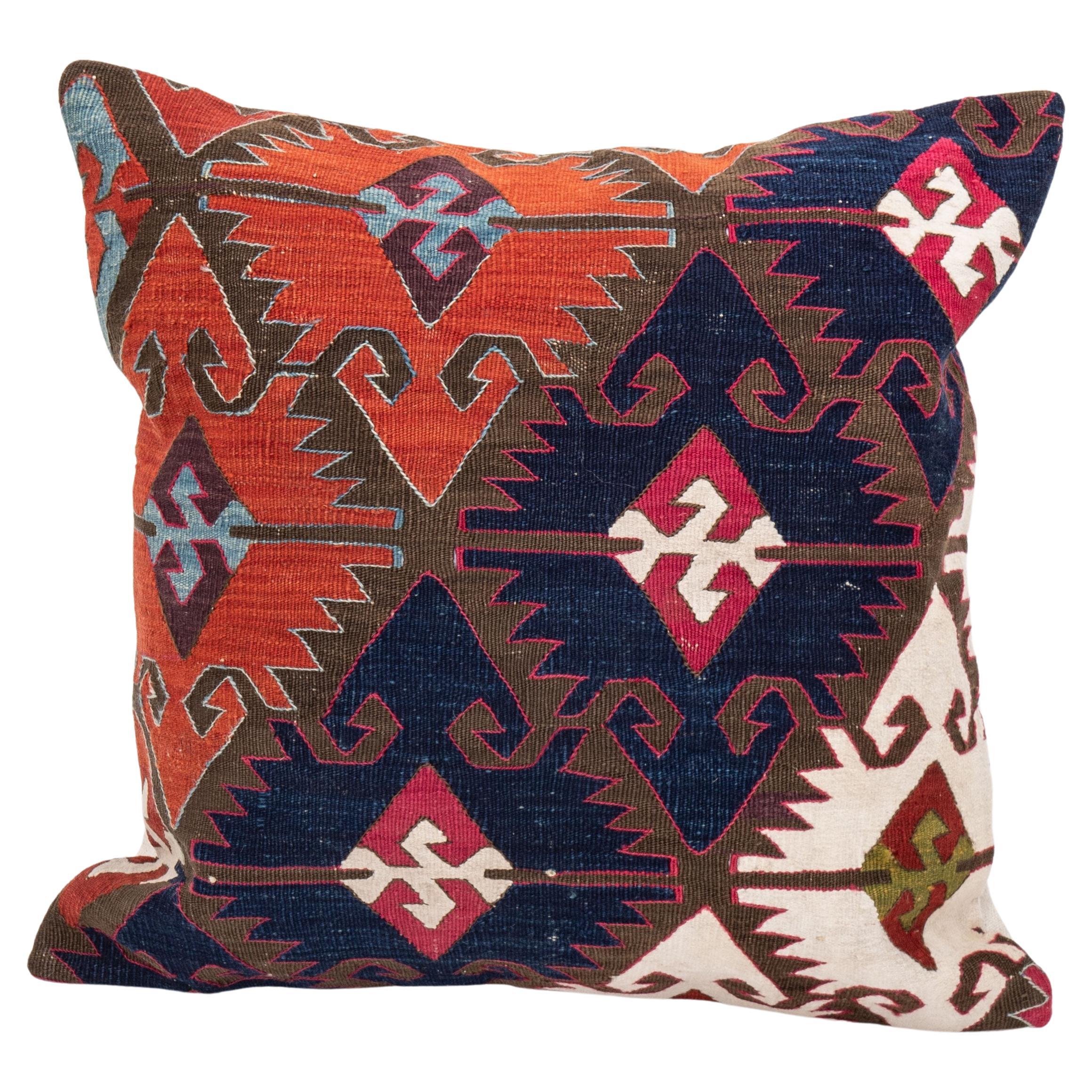 Pillow Case Made from an Antique Anatolian Kilim