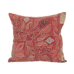Pillow Case Made from an Antique Kashmir Shawl, India