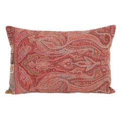 Pillow Case Made from an Antique Kashmir Shawl, India