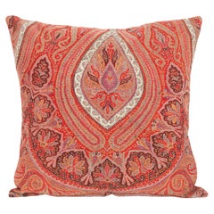 Pillow Case Made from an Antique Kashmir Shawl, India