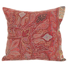 Pillow Case Made from an Antique Kashmir Shawl, India